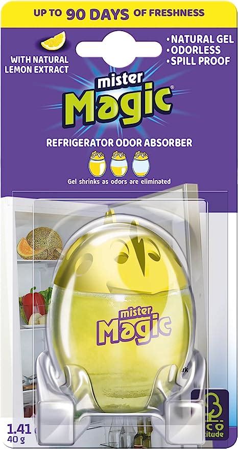 Keep your fridge smelling pleasant and inviting with Misteer magic refrigerator odor absorber.
